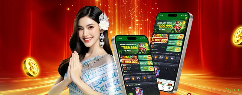 Aplicativo móvel 777leo para iOS e Android